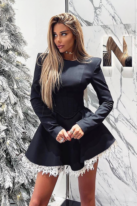 Haljina DELKORZA, Boja: crna, IVET.HR - MODERNA ODJEĆA