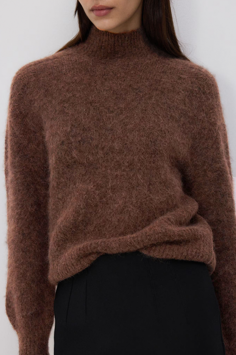 Džemper BROJEFA BROWN, Boja: smeđa, IVET.HR - MODERNA ODJEĆA