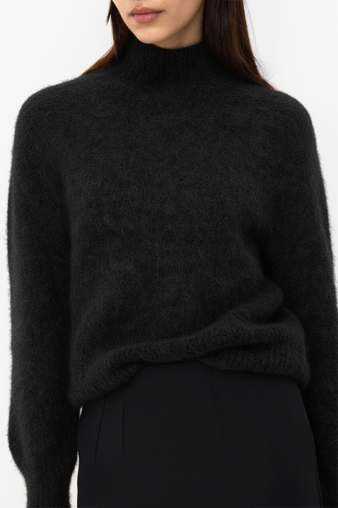 Džemper BROJEFA BLACK, Boja: crna, IVET.HR - MODERNA ODJEĆA