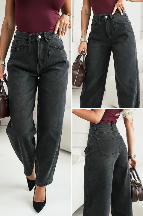 Traperice DELVIA, Boja: crna, IVET.HR - MODERNA ODJEĆA