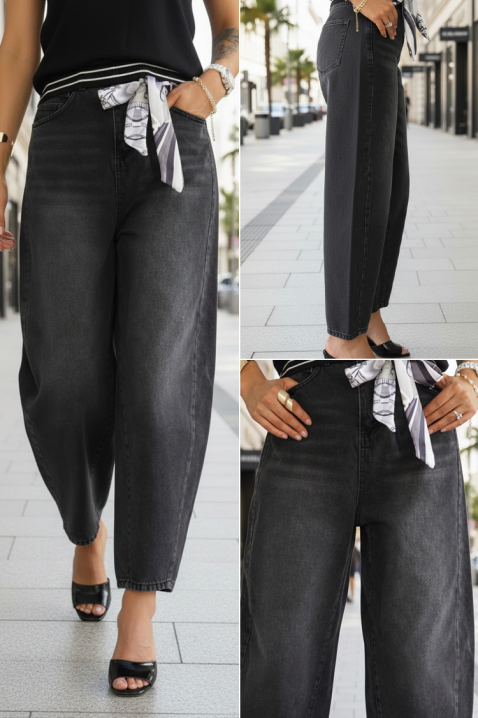 Traperice AVOLDINA, Boja: crna, IVET.HR - MODERNA ODJEĆA