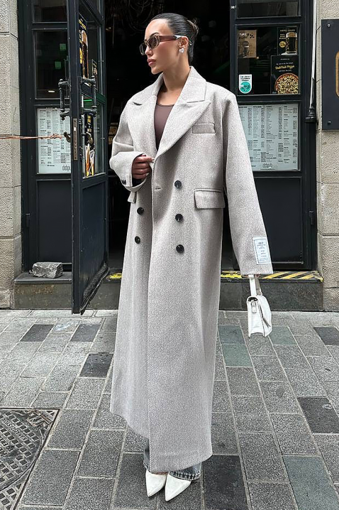 Kaput VURDELZA BEIGE, Boja: bež, IVET.HR - MODERNA ODJEĆA