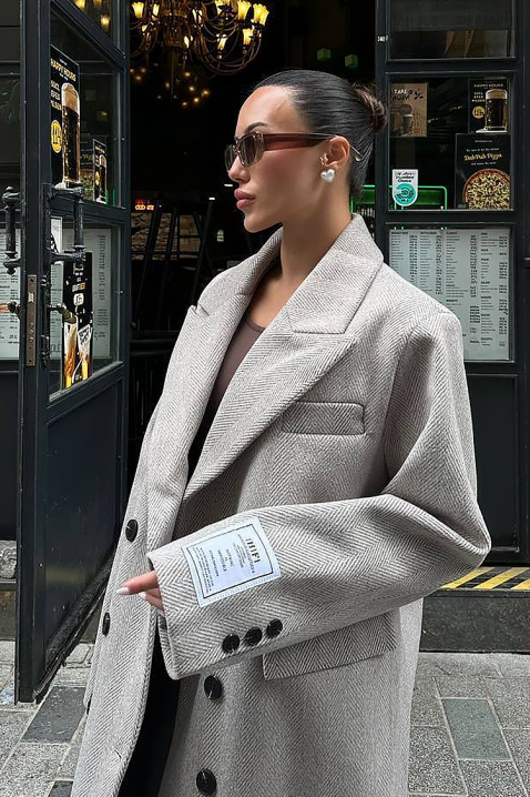 Kaput VURDELZA BEIGE, Boja: bež, IVET.HR - MODERNA ODJEĆA