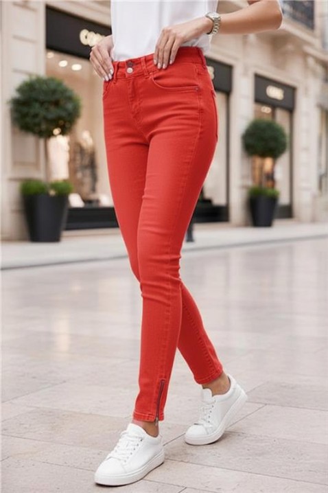 Traperice KRIMIZA CORAL, Boja: koraljna, IVET.HR - MODERNA ODJEĆA