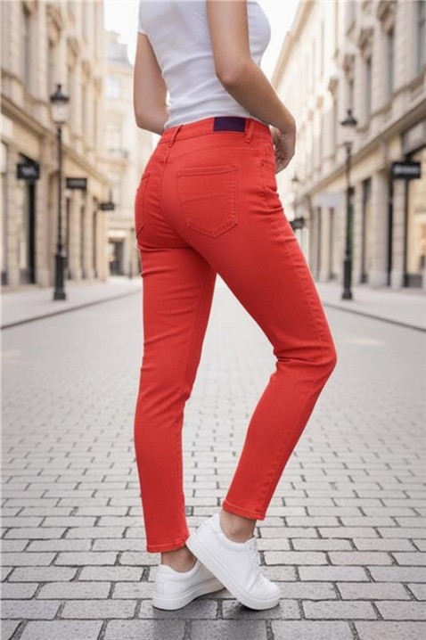 Traperice KRIMIZA CORAL, Boja: koraljna, IVET.HR - MODERNA ODJEĆA