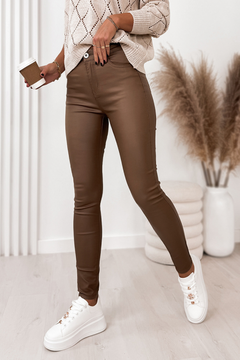 Hlače BRAVOLZA, Boja: smeđa, IVET.HR - MODERNA ODJEĆA
