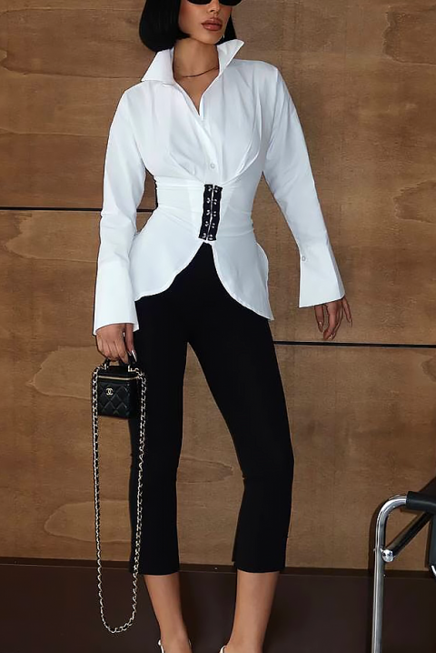 Ženska košulja ZALORENA WHITE, Boja: bijela, IVET.HR - MODERNA ODJEĆA