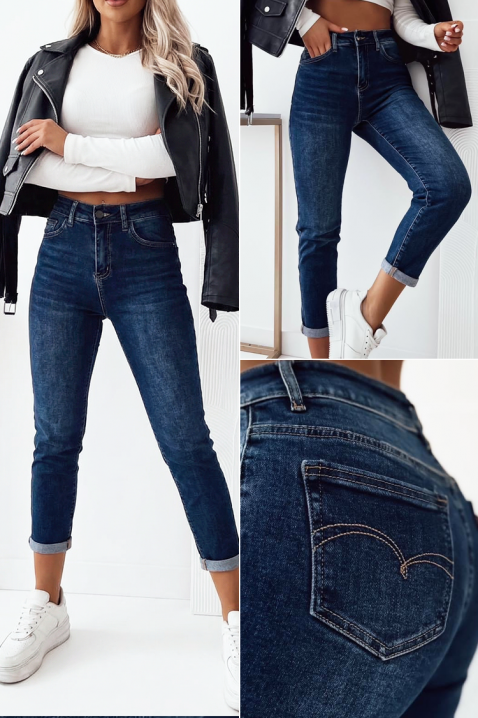 Traperice OLIVANA, Boja: tamnoplava, IVET.HR - MODERNA ODJEĆA