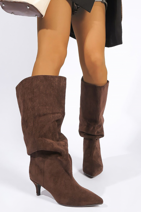 Čizme ZANDEFA BROWN, Boja: smeđa, IVET.HR - MODERNA ODJEĆA