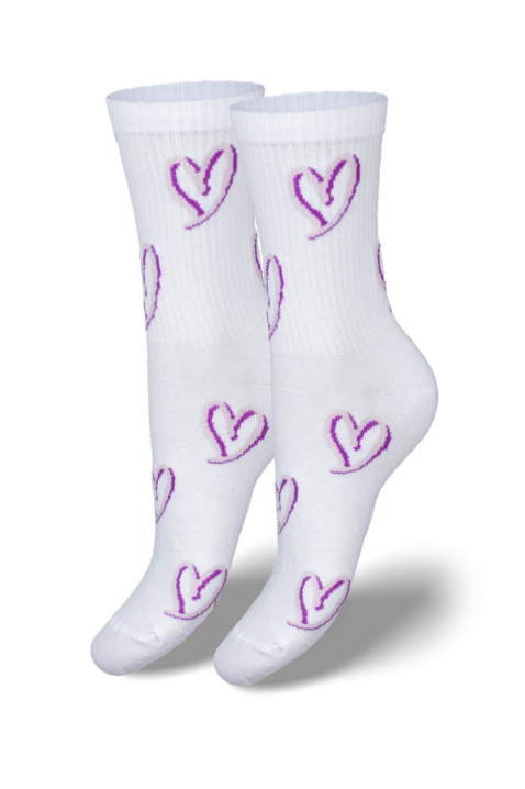 Čarape SROLDENZA, Boja: bijela, IVET.HR - MODERNA ODJEĆA