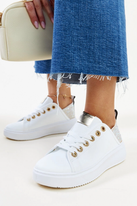 Ženske tenisice KLAMELDA WHITE, Boja: bijela, IVET.HR - MODERNA ODJEĆA