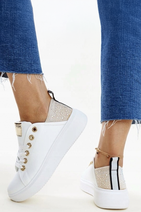 Ženske tenisice KLAMELDA WHITE, Boja: bijela, IVET.HR - MODERNA ODJEĆA