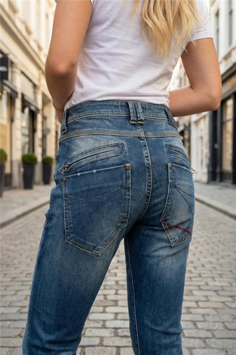 Traperice JENSOLA, Boja: plava, IVET.HR - MODERNA ODJEĆA