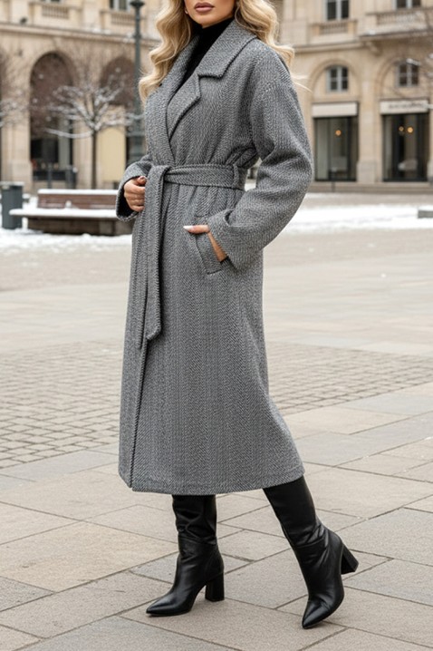 Kaput SILVINZA, Boja: siva, IVET.HR - MODERNA ODJEĆA