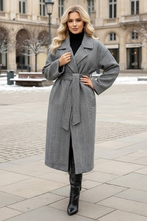 Kaput SILVINZA, Boja: siva, IVET.HR - MODERNA ODJEĆA