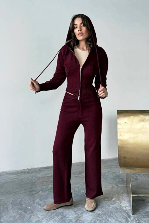 Komplet MINOLZA BORDO, Boja: bordo, IVET.HR - MODERNA ODJEĆA