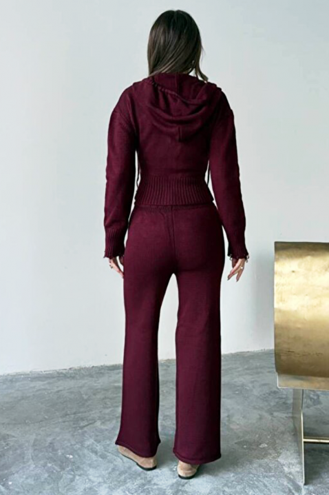 Komplet MINOLZA BORDO, Boja: bordo, IVET.HR - MODERNA ODJEĆA