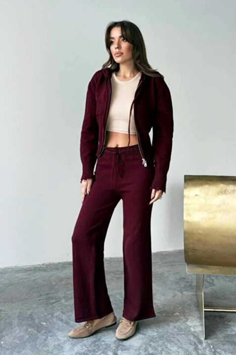 Komplet MINOLZA BORDO, Boja: bordo, IVET.HR - MODERNA ODJEĆA