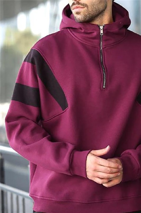 Muška dukserica PEFIZO BORDO, Boja: bordo, IVET.HR - MODERNA ODJEĆA