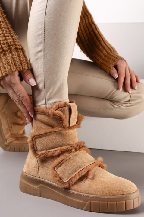 Ženske čizme ZALVRINDA CAMEL, Boja: svjetlosmeđa, IVET.HR - MODERNA ODJEĆA