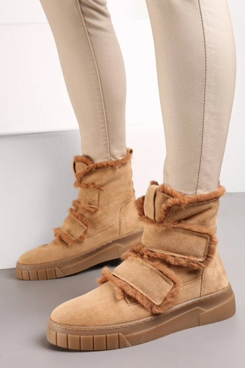 Ženske čizme ZALVRINDA CAMEL, Boja: svjetlosmeđa, IVET.HR - MODERNA ODJEĆA