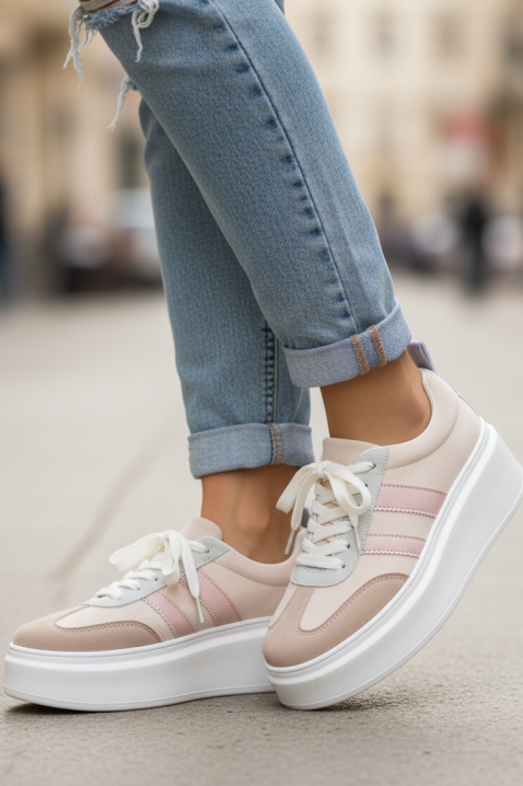 Ženske tenisice KELMIRA PUDRA, Boja: pudera, IVET.HR - MODERNA ODJEĆA