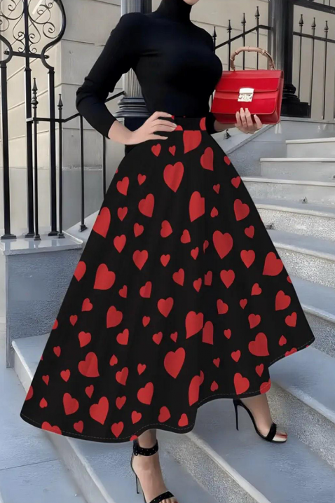 Suknja HERTILZA, Boja: crna, IVET.HR - MODERNA ODJEĆA