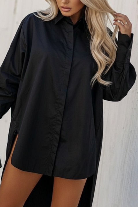 Ženska košulja ZEVOLZA, Boja: crna, IVET.HR - MODERNA ODJEĆA