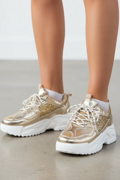Ženske tenisice ZLAVERZA, Boja: zlatna, IVET.HR - MODERNA ODJEĆA