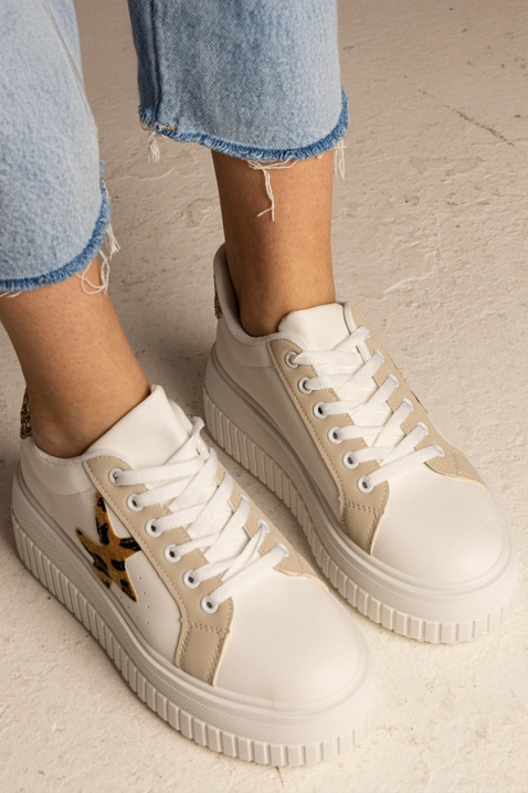 Ženske tenisice ZVEZDILZA, Boja: bijela, IVET.HR - MODERNA ODJEĆA