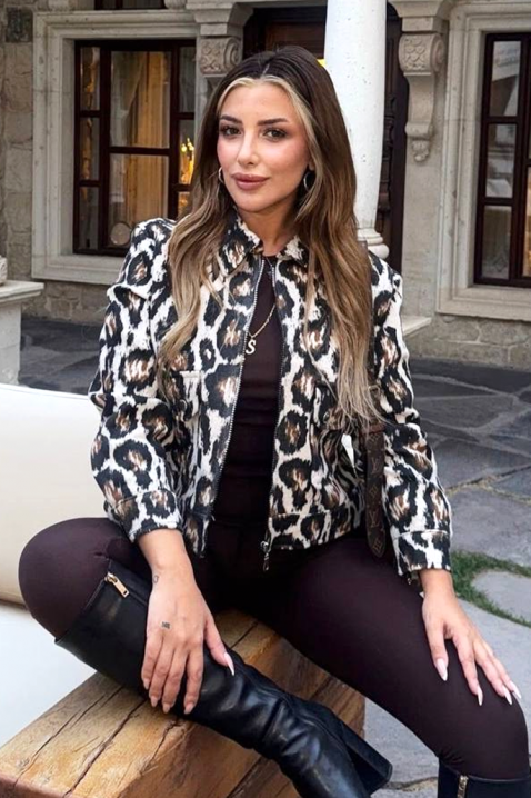 Jakna VOLTIGA, Boja: leopard, IVET.HR - MODERNA ODJEĆA