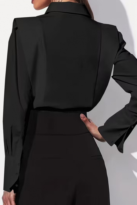 Ženska košulja PLEVOLZA BLACK, Boja: crna, IVET.HR - MODERNA ODJEĆA