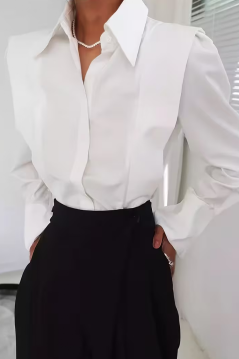 Ženska košulja PLEVOLZA WHITE, Boja: bijela, IVET.HR - MODERNA ODJEĆA