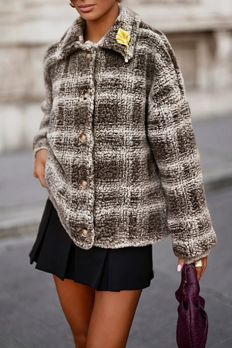 Kaput DEVORGA BROWN, Boja: smeđa, IVET.HR - MODERNA ODJEĆA