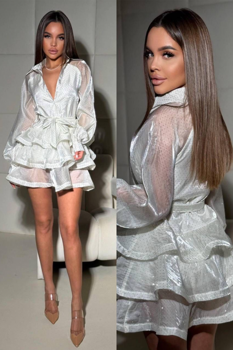 Haljina SEVORZA, Boja: srebrna, IVET.HR - MODERNA ODJEĆA