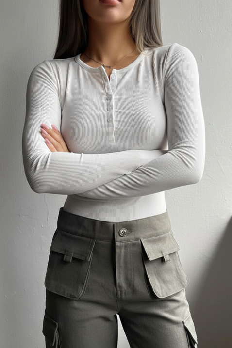 Ženska bluza ZAFROLDA WHITE, Boja: bijela, IVET.HR - MODERNA ODJEĆA