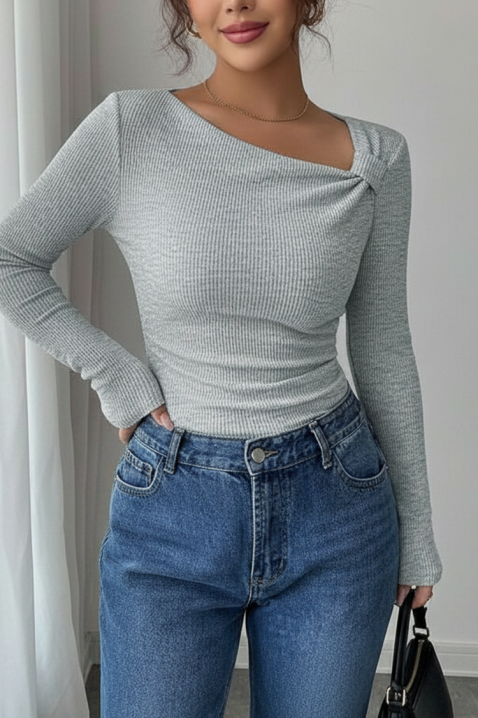 Ženska bluza TREBOLDA GREY, Boja: siva, IVET.HR - MODERNA ODJEĆA