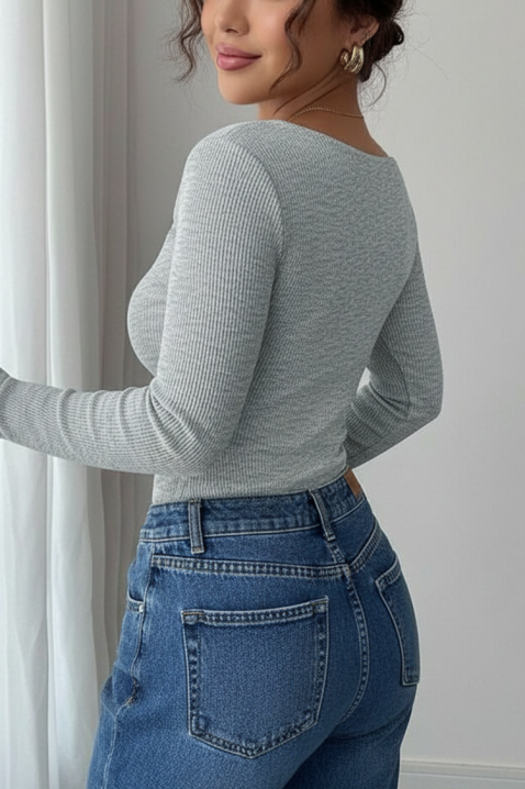 Ženska bluza TREBOLDA GREY, Boja: siva, IVET.HR - MODERNA ODJEĆA