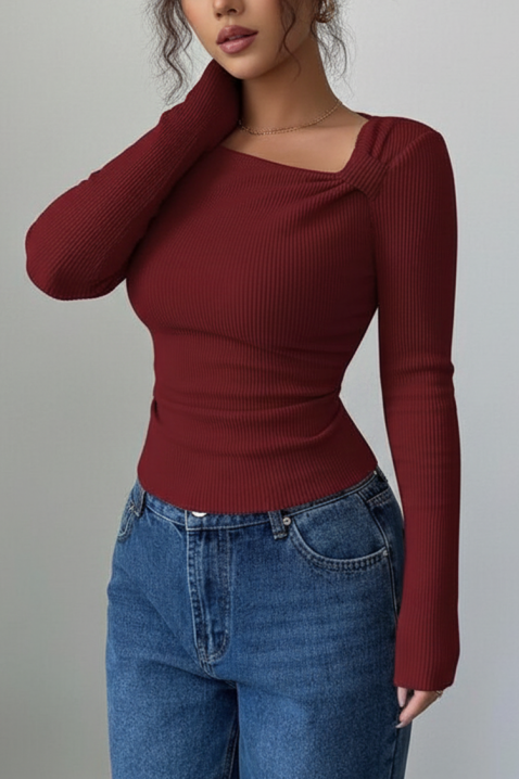 Ženska bluza TREBOLDA BORDO, Boja: bordo, IVET.HR - MODERNA ODJEĆA