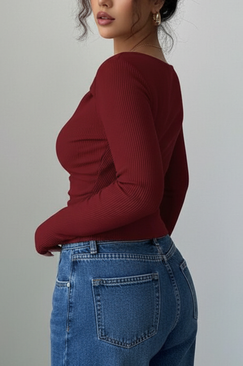 Ženska bluza TREBOLDA BORDO, Boja: bordo, IVET.HR - MODERNA ODJEĆA