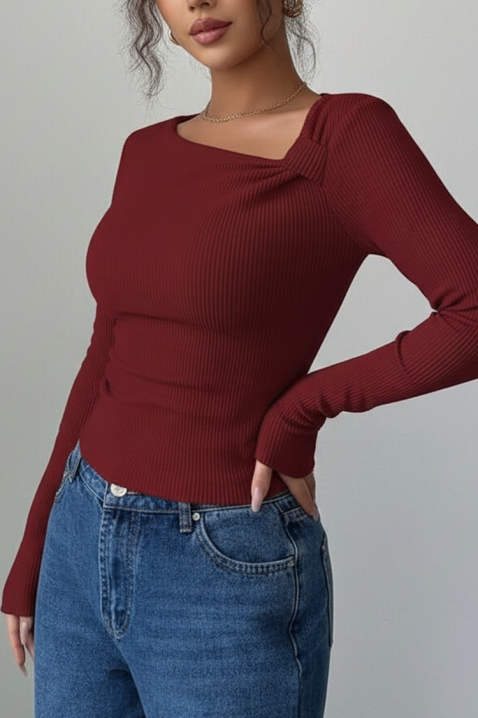 Ženska bluza TREBOLDA BORDO, Boja: bordo, IVET.HR - MODERNA ODJEĆA