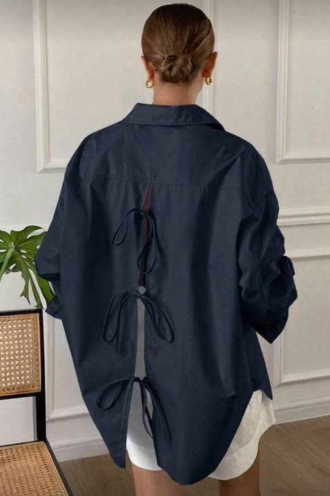 Ženska košulja PREVOLZA NAVY, Boja: tamnoplava, IVET.HR - MODERNA ODJEĆA