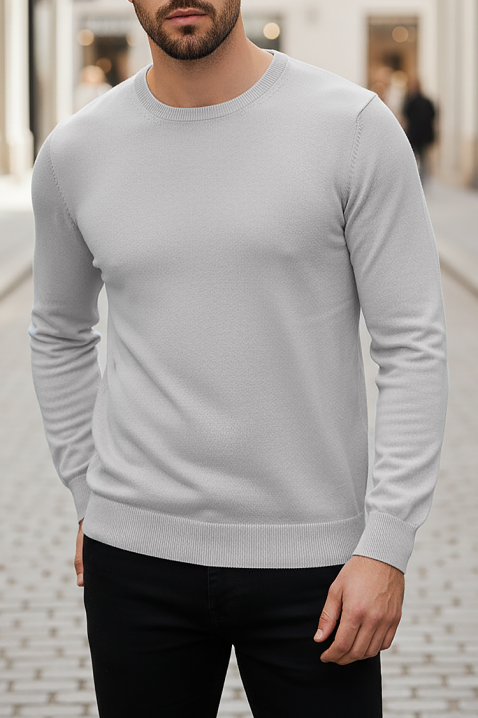 Muški džemper BORJO GREY, Boja: siva, IVET.HR - MODERNA ODJEĆA