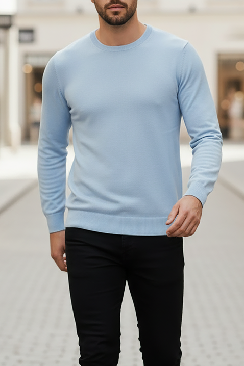 Muški džemper BORJO SKY, Boja: svijetlo plava, IVET.HR - MODERNA ODJEĆA