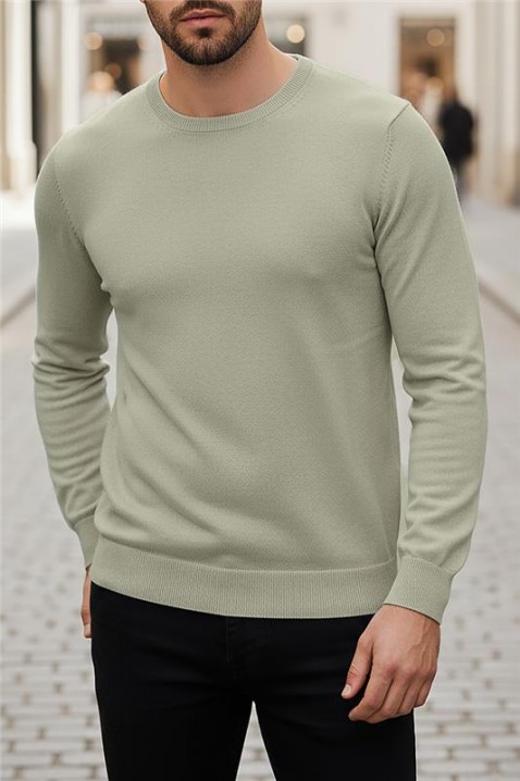 Muški džemper BORJO OLIVE, Boja: maslinastozelena, IVET.HR - MODERNA ODJEĆA