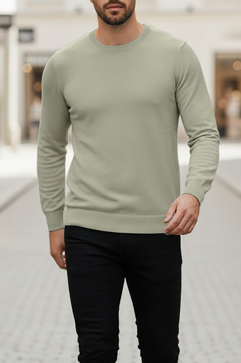 Muški džemper BORJO OLIVE, Boja: maslinastozelena, IVET.HR - MODERNA ODJEĆA