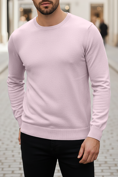 Muški džemper BORJO PINK, Boja: roza, IVET.HR - MODERNA ODJEĆA