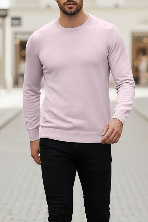 Muški džemper BORJO PINK, Boja: roza, IVET.HR - MODERNA ODJEĆA