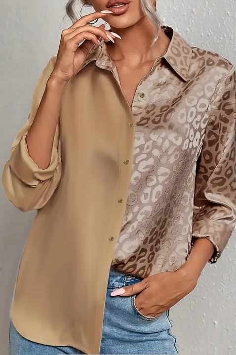 Ženska košulja VEYANZA BEIGE, Boja: bež, IVET.HR - MODERNA ODJEĆA