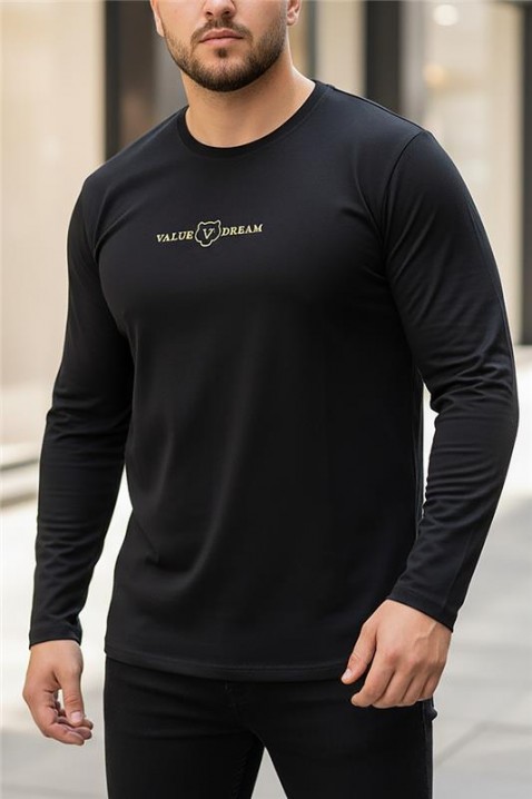 Muška bluza KORTOZO BLACK, Boja: crna, IVET.HR - MODERNA ODJEĆA